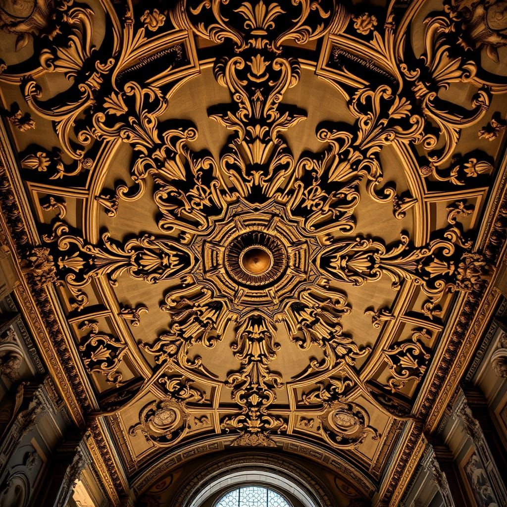 Ethereal Baroque Masterpiece with Moody Atmosphere