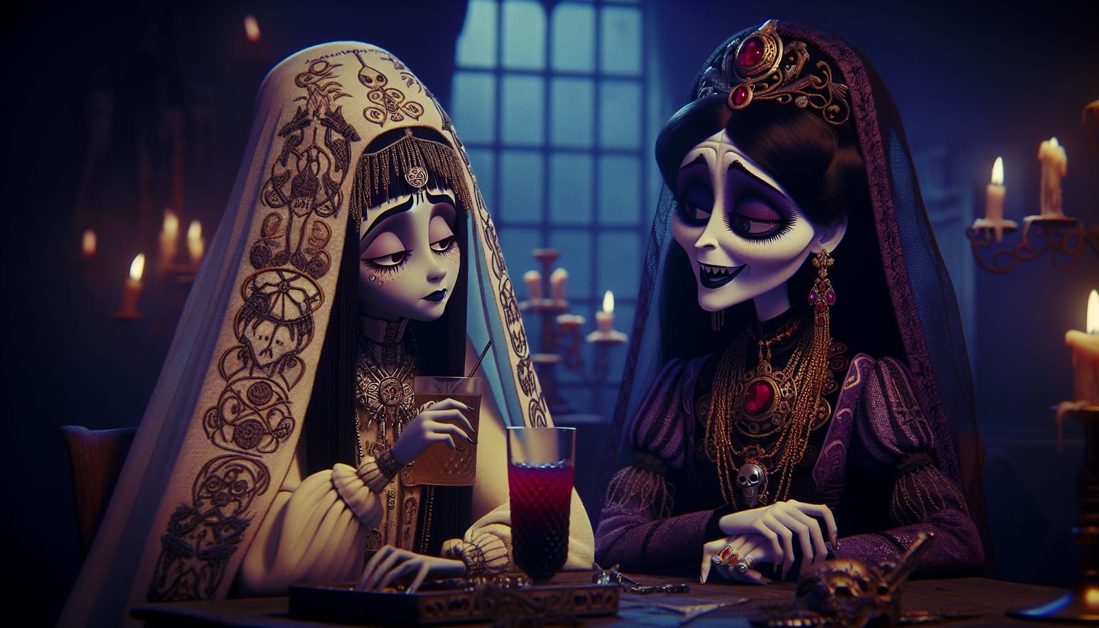 Whispers in a Haunted Parlor: A Gothic Witch and Sorceress S...