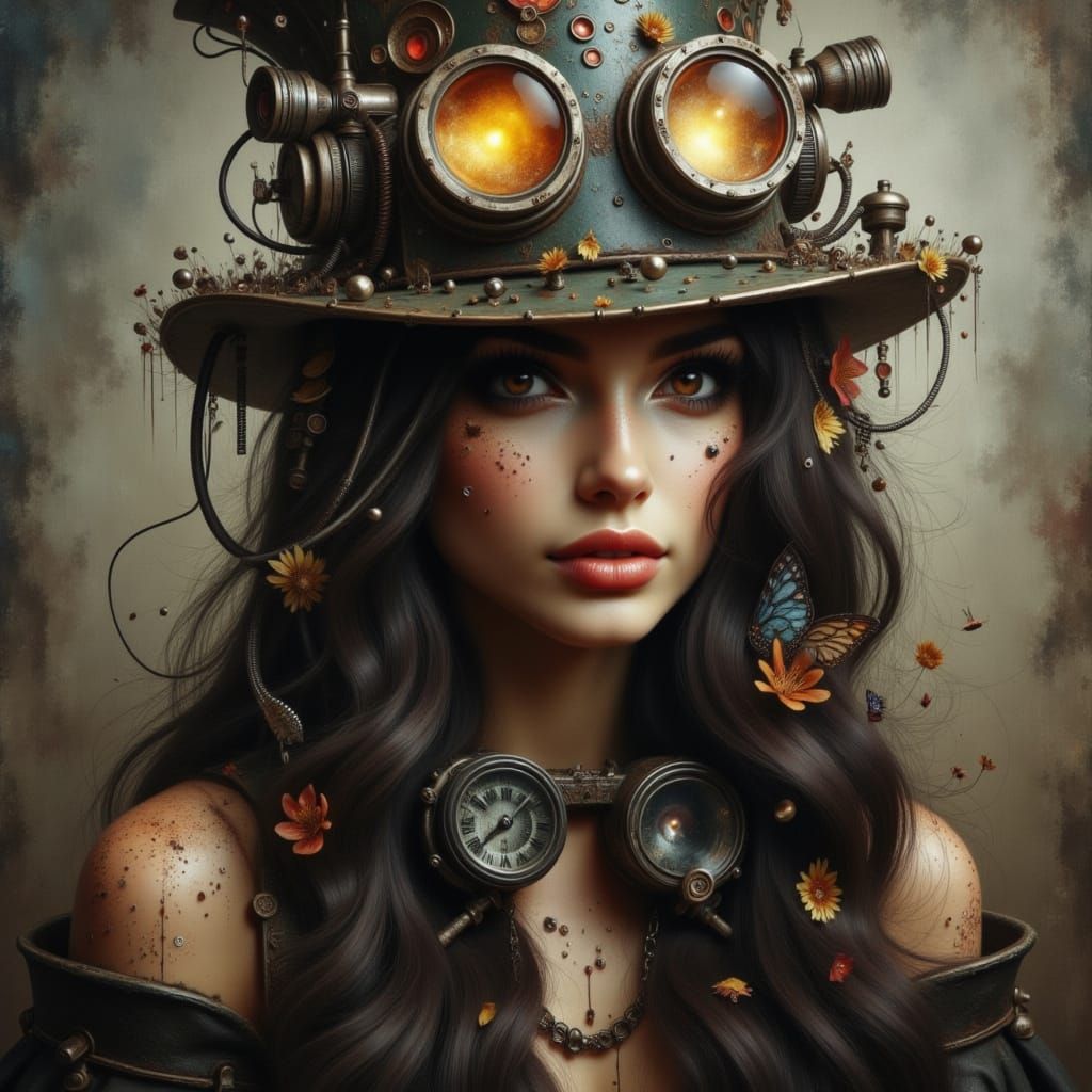 Gritty Post-Apocalyptic Scholar in Dieselpunk Darkness