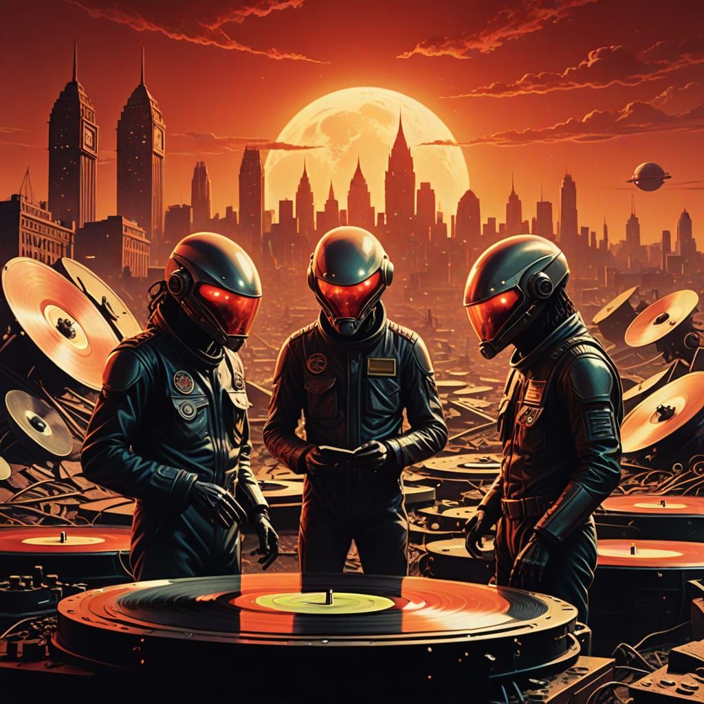 Martians Discover Led Zeppelin in Post-Nuke London