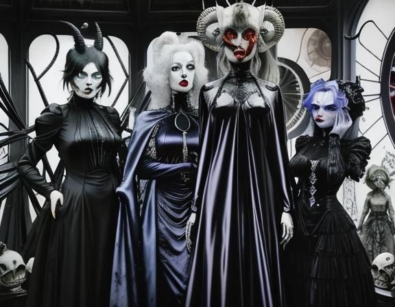 Surreal Martian Women in Dreamlike Filmscape