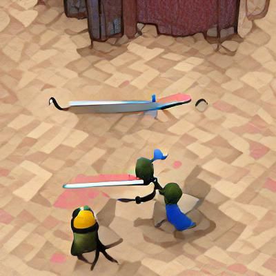Intense Sword Fight Scene