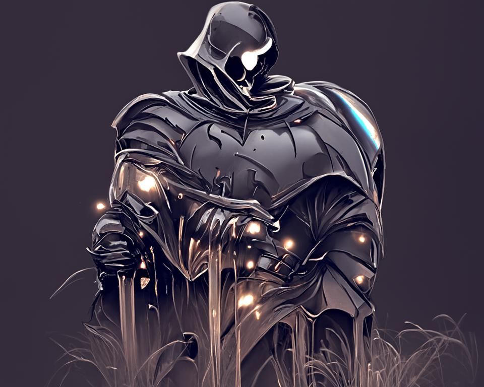 Spectre Dark Knight in Black Armor