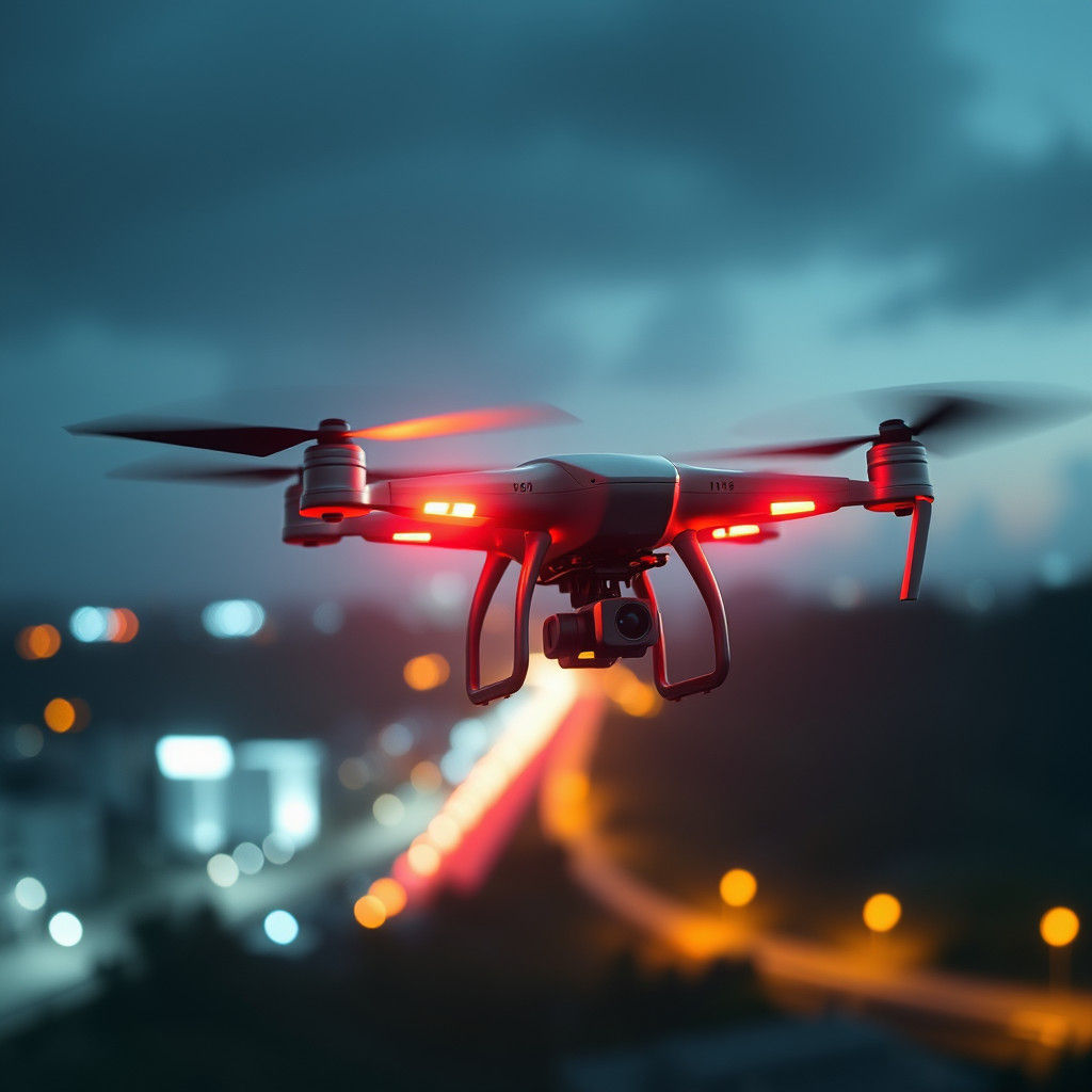 Spectacular Drone Lightshow in 3D Game Style