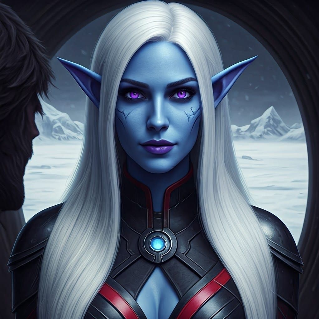 Towa in a Post-Apocalyptic Winter Landscape