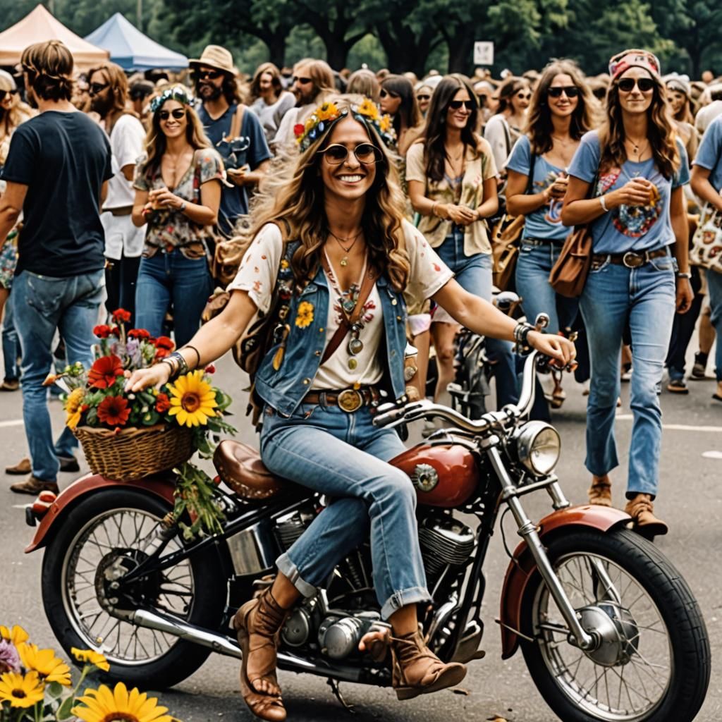 American easy rider groovy 60's