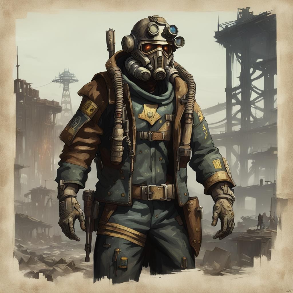 Fallout 4 Avatar in Post-Apocalyptic Concept Art