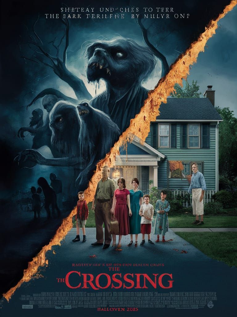 Eerie Movie Poster: The Crossing, Stephen King Style