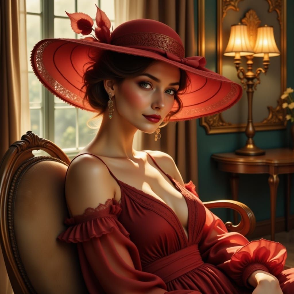 Vintage Hollywood Glamour in Opulent 1960s Elegance