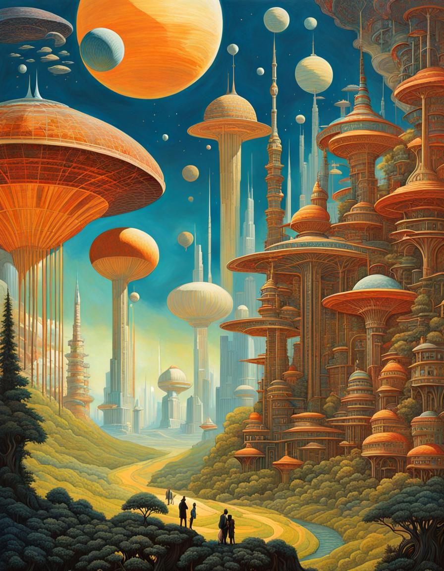 The world of the future circa 1960