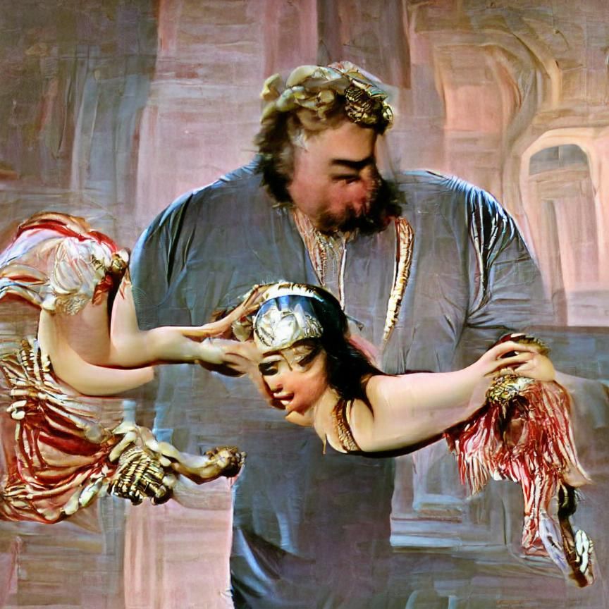 Salome's Dance with Severed Head