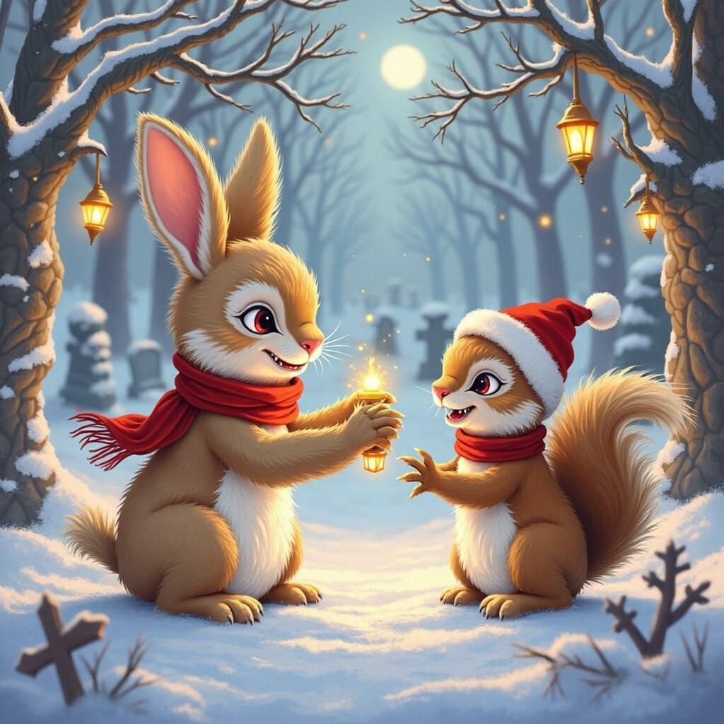 Eerie Upyr Vampire in Slavic Dark Fantasy Art