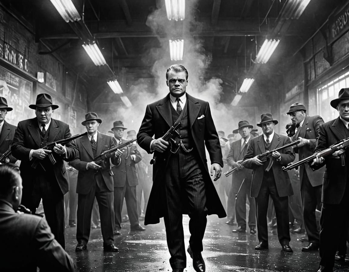 James Cagney Unleashed in a Noir Gangster Showdown