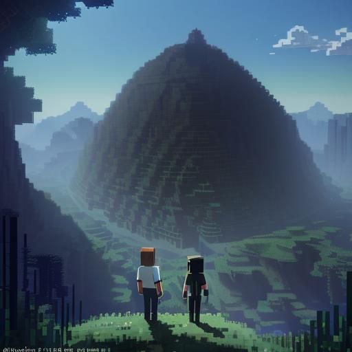 Enderman in Ghibli Anime Style