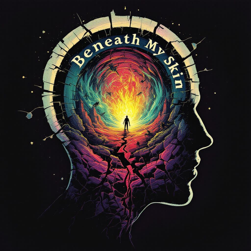 Internal Conflict Revealed Beneath Skin