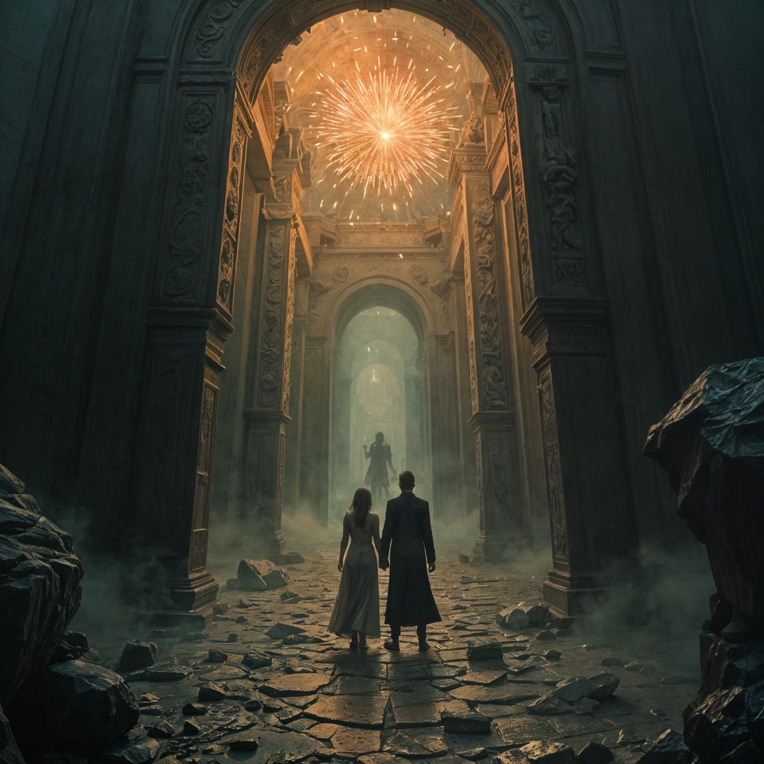 Fleeting Love in a Haunted Temple