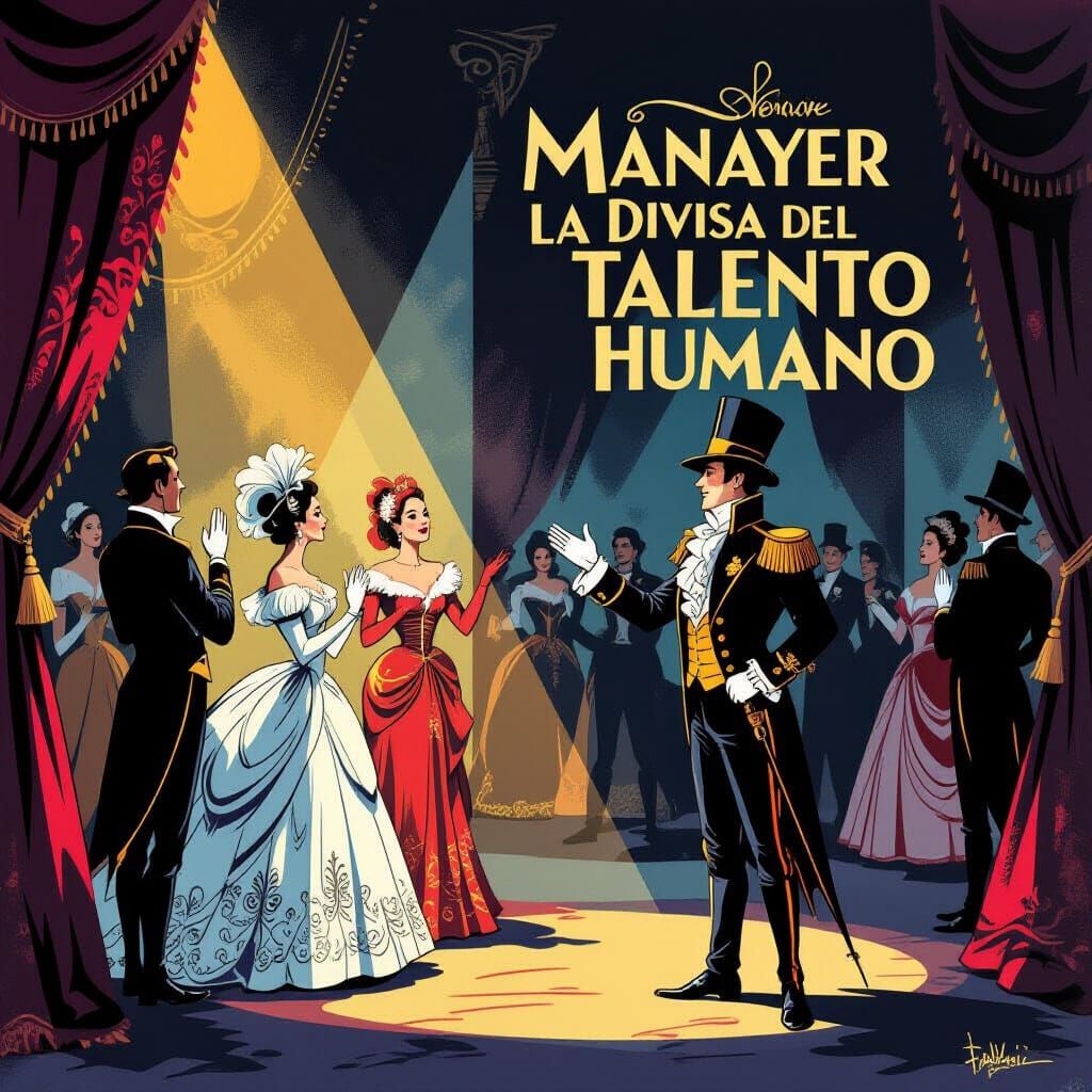 Theatrical Farewell Scene in Fellini's 'El Satiricon' Style