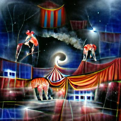 Enchanting Night Circus Under the Stars