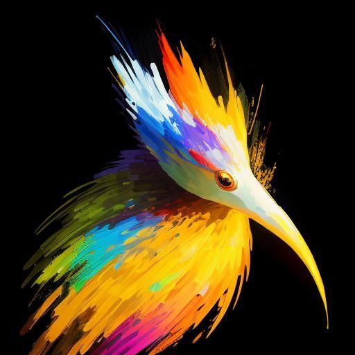 Anime Portrait with Painterly Triadic Colors