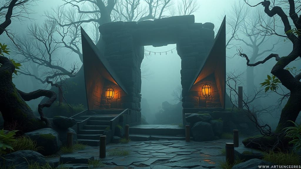 Mysterious Realm Unveiled in Shrouded Splendor