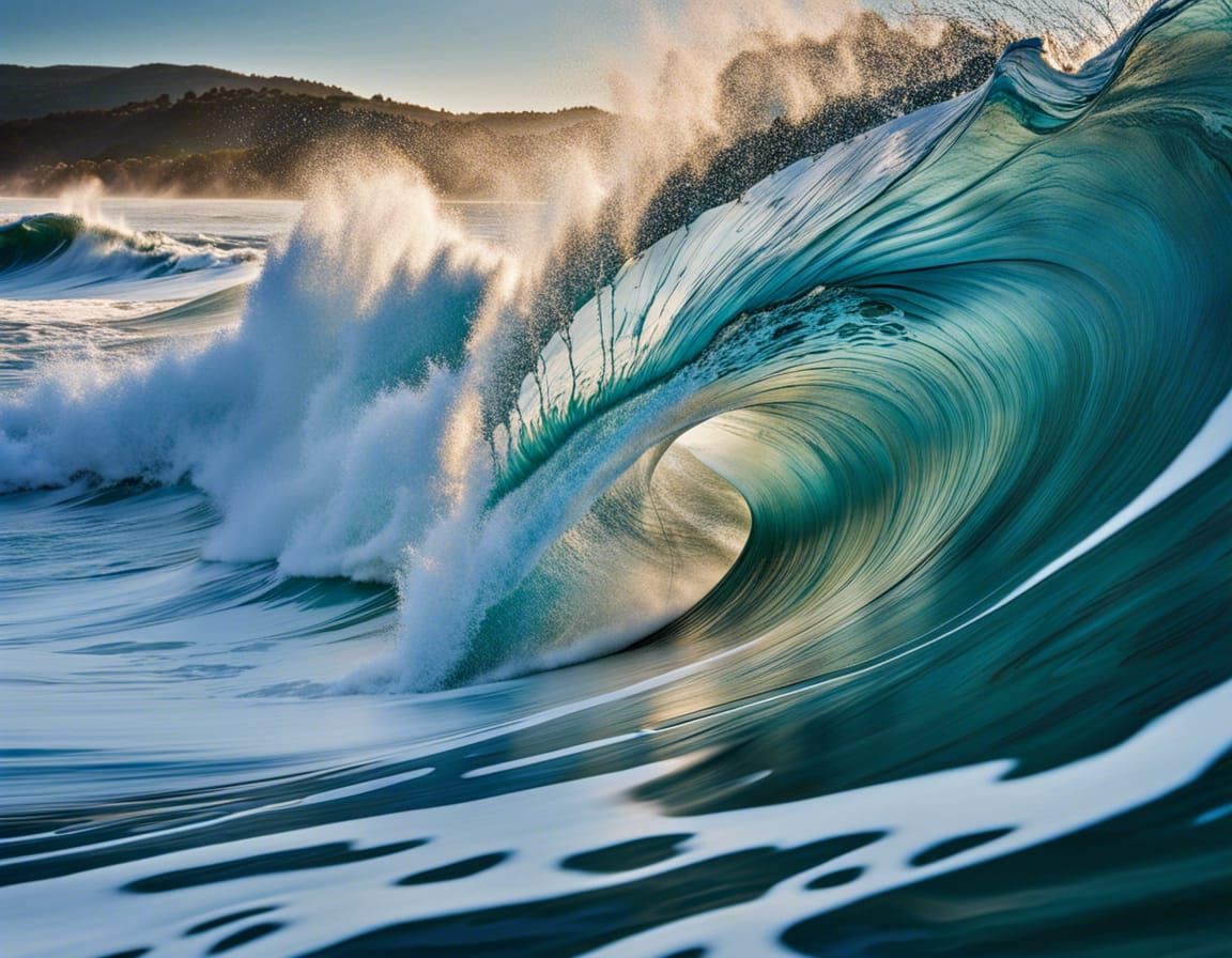 Powerful Ocean Wave Captures Nature's Energy