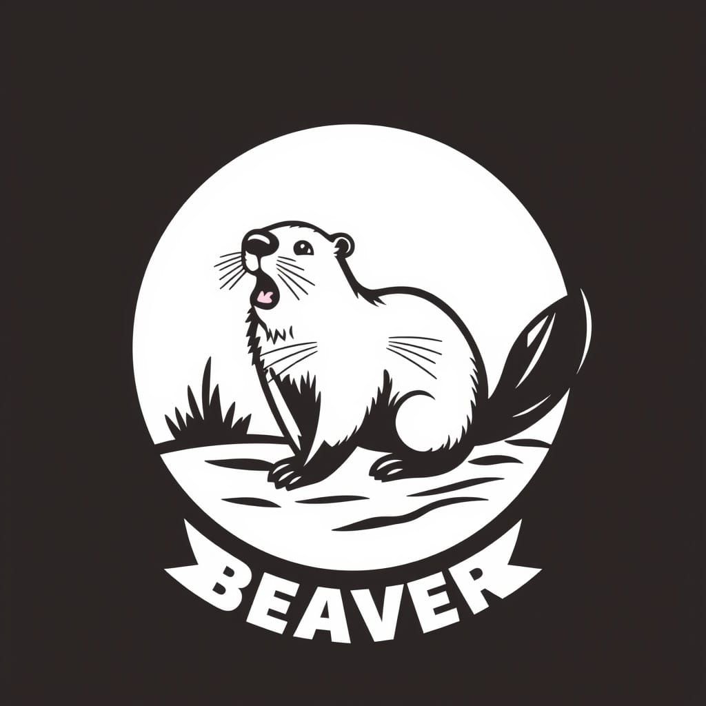 Vector Beaver Logo Design