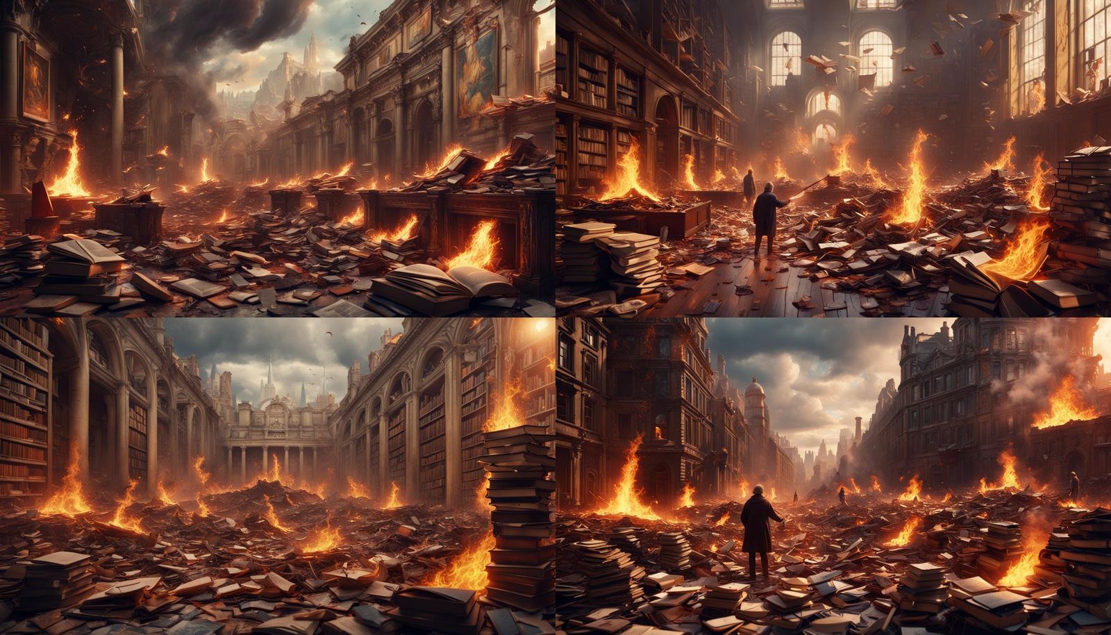 Dystopian World Inspired by Fahrenheit 451