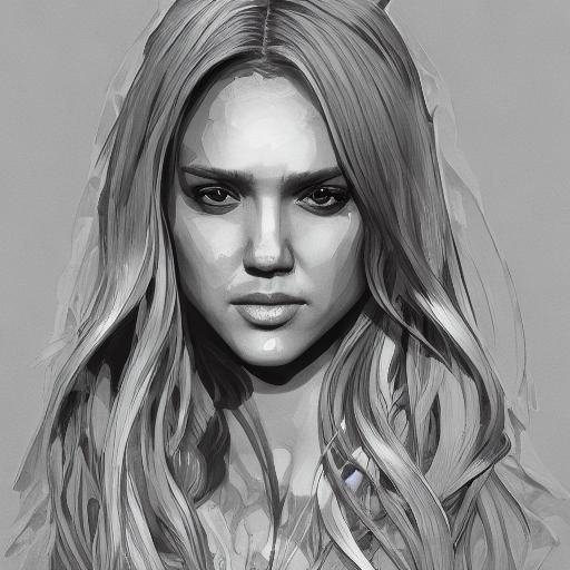 Vampire Portrait in Hyperdetailed Digital Art Style