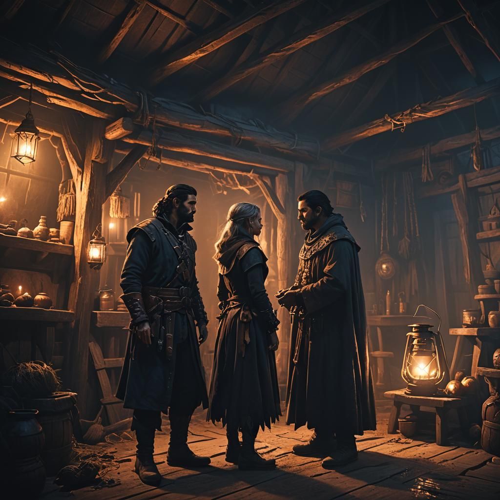 Drake Stormrider and the Witch: A Cinematic Concept