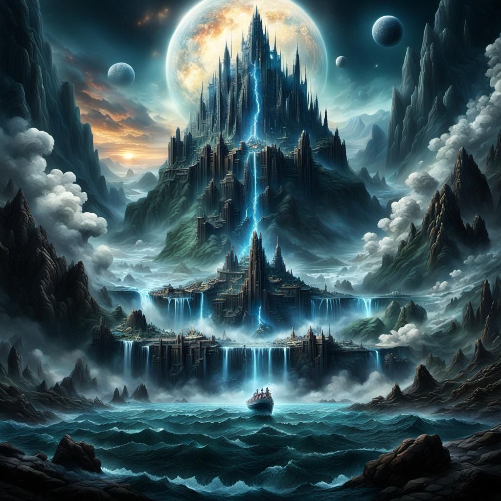 Epic Cinematic Abstract Digital Matte Painting