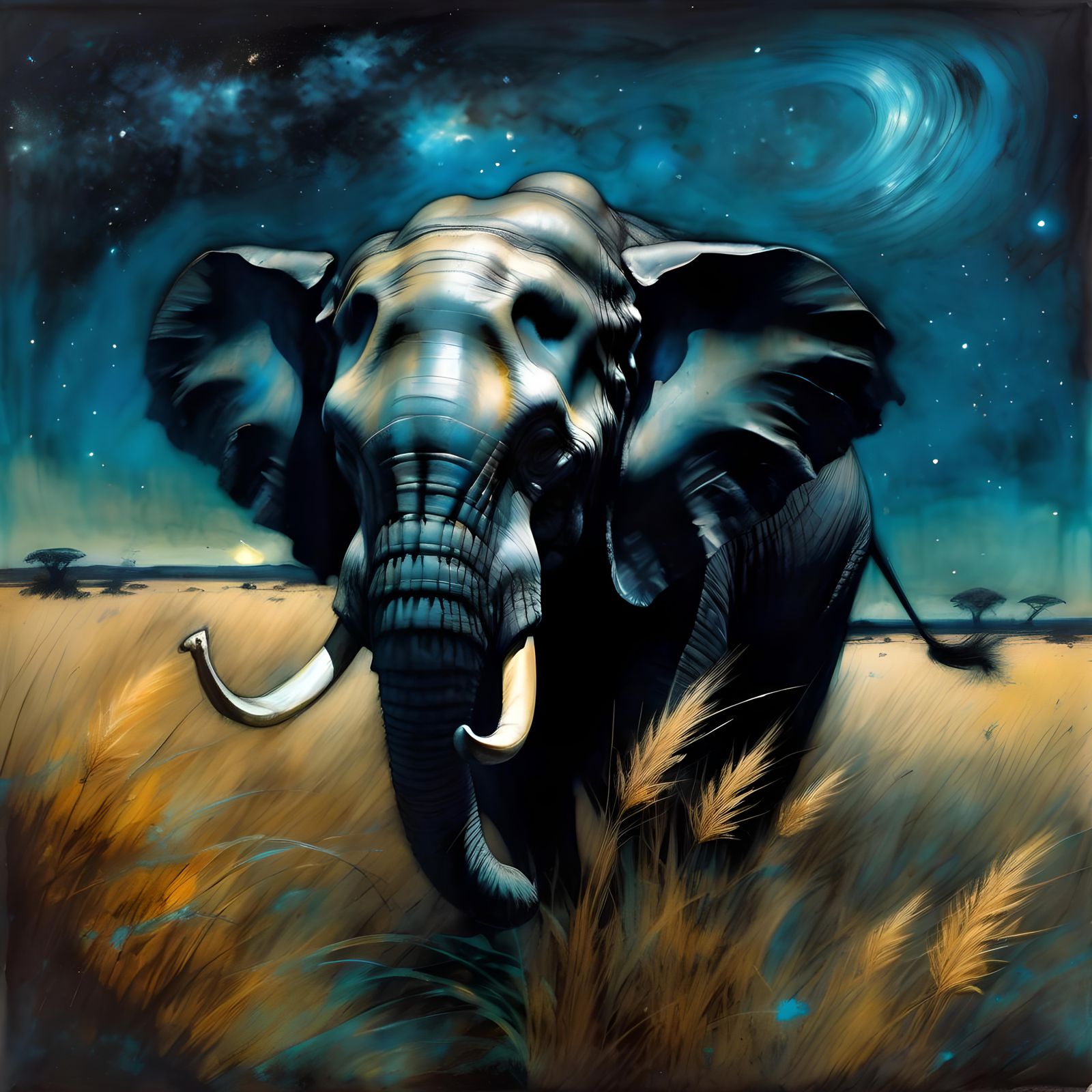 Magical Savannah Oliphant Speed Painting