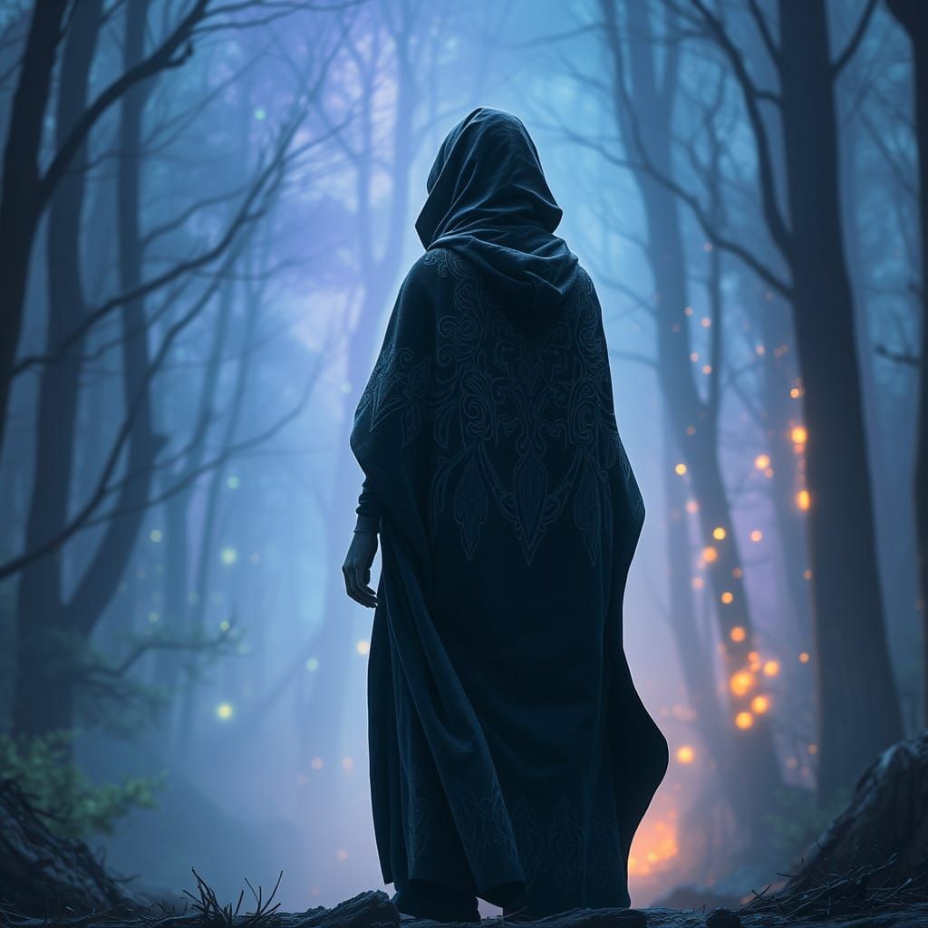 Heroic Figure Emerges Beyond Mortal Realm