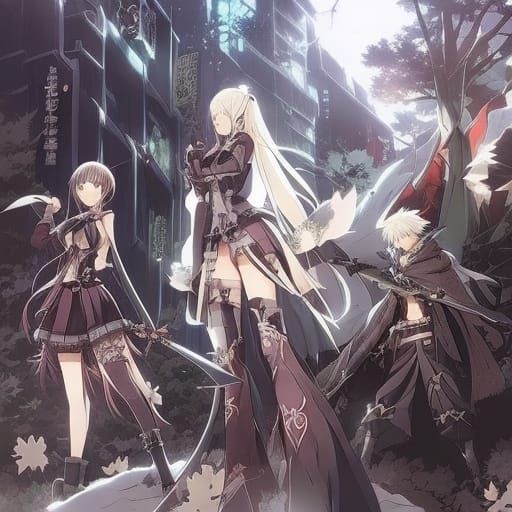 Post-Apocalyptic Wonderland: Black Magic in Anime Style