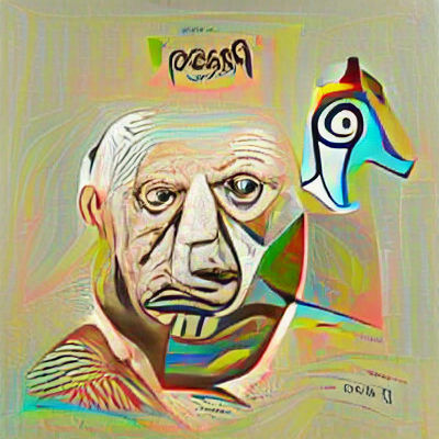 Abstract Geometric Composition in Cubist Style