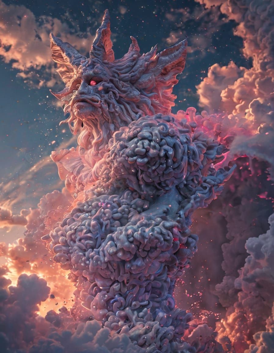 Ethereal Astral Spirits Dancing in Heavenly Sunshine