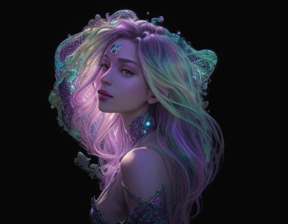 Holographic Multi chromatic beauty