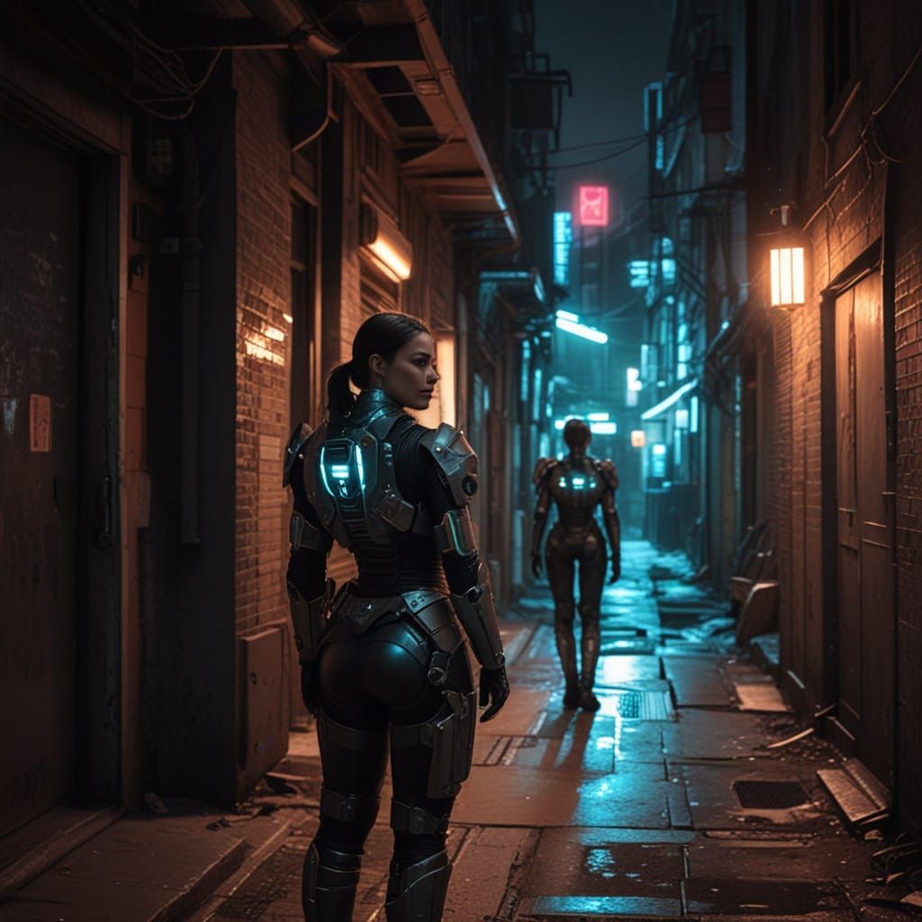 "That android might be dangerous. Where is my back up?"