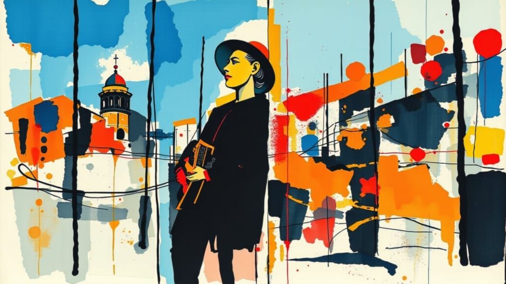 Street Guitarist Performing Music