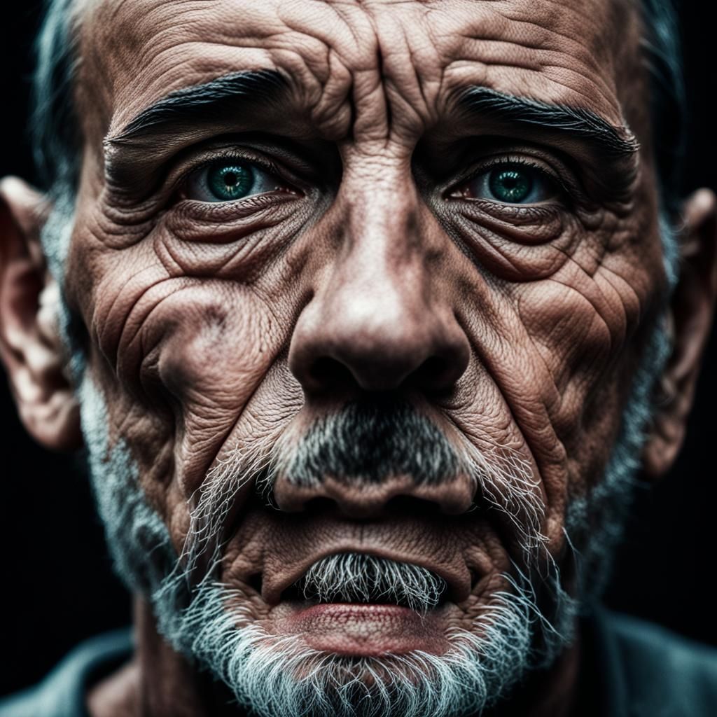 Intense Portrait in Style of Fine Art Photography
