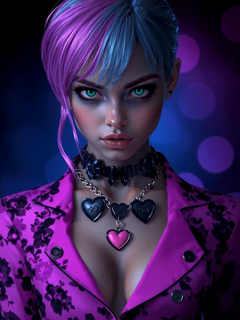 Intense Cold Stare Generated by AI