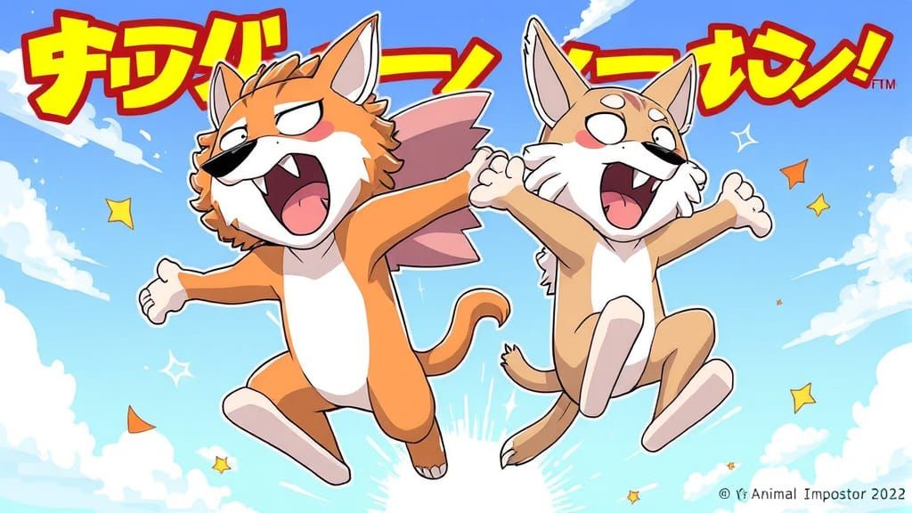 Animal Impostors Super Jump Anime Style
