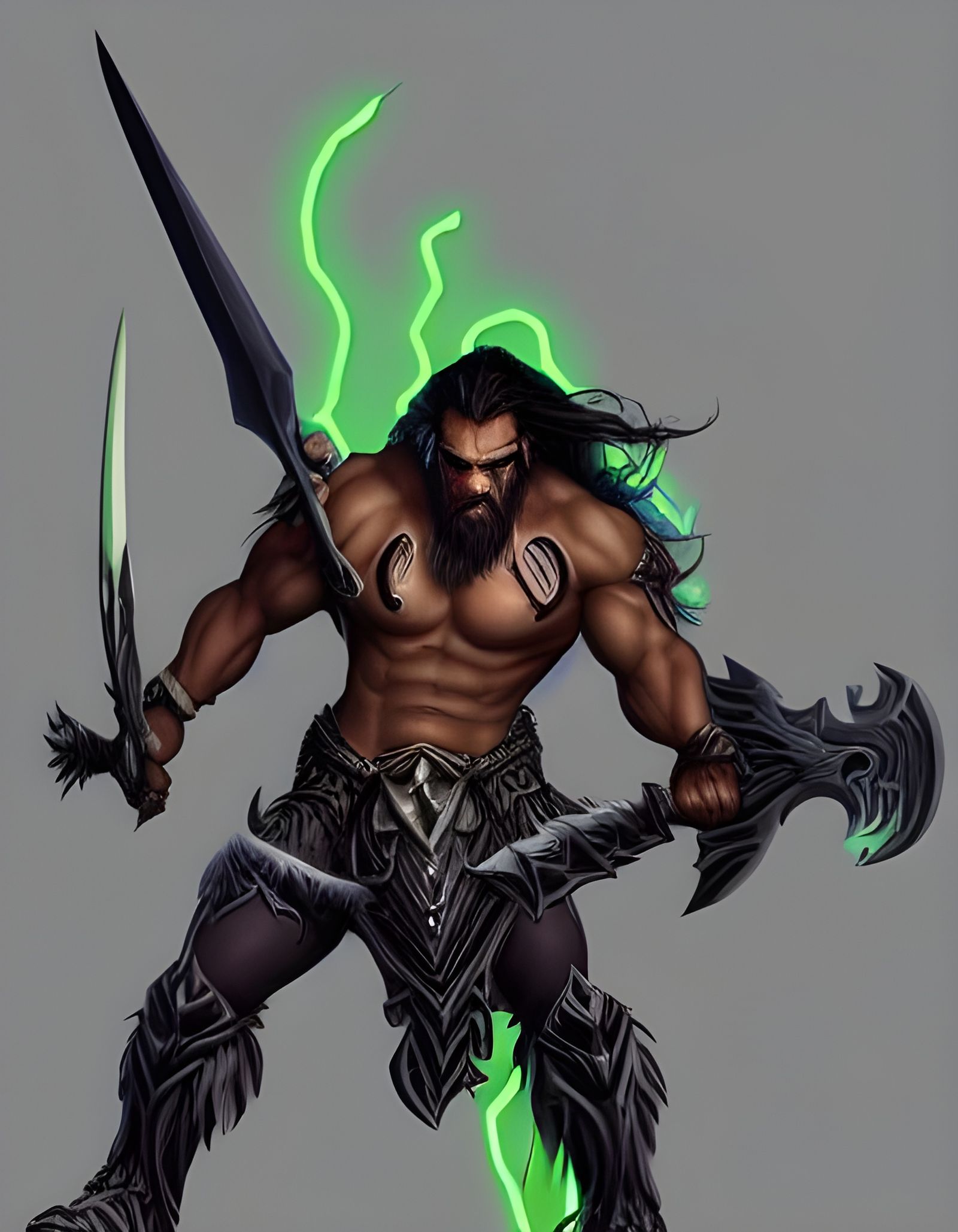 Jason Momoa as Warcraft Demon Hunter
