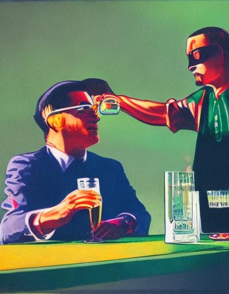 Abstract AI Interpretation of a Short Phrase