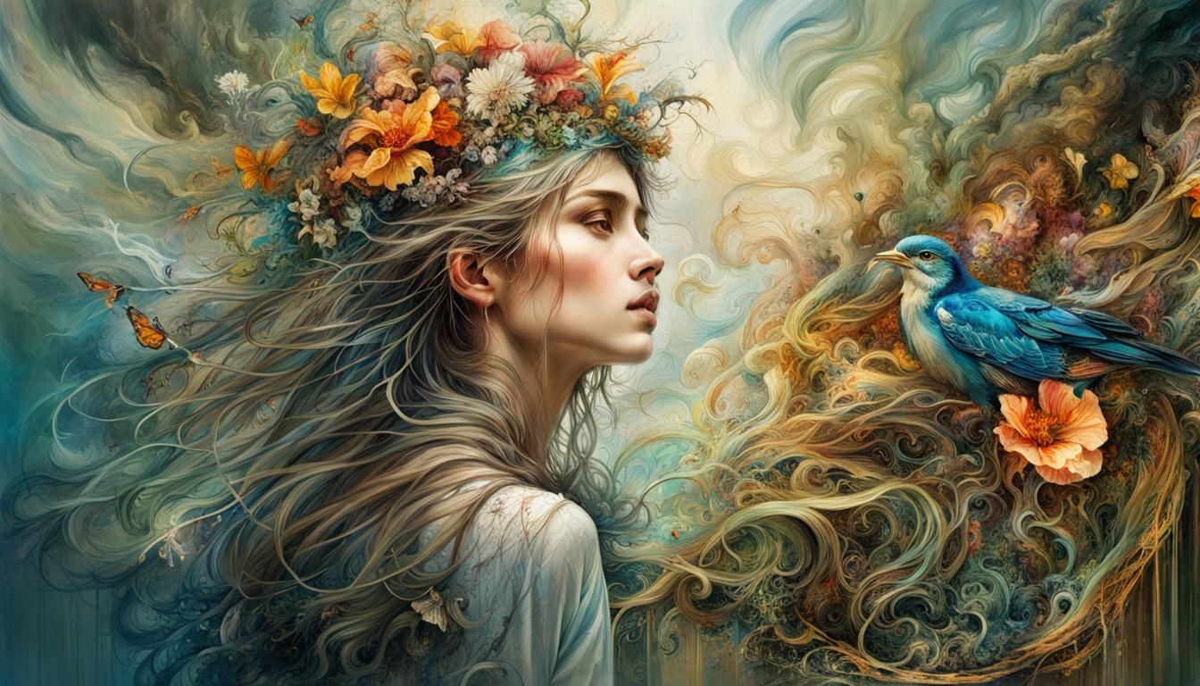 Man's Cycle of Life: An Art Nouveau Masterpiece