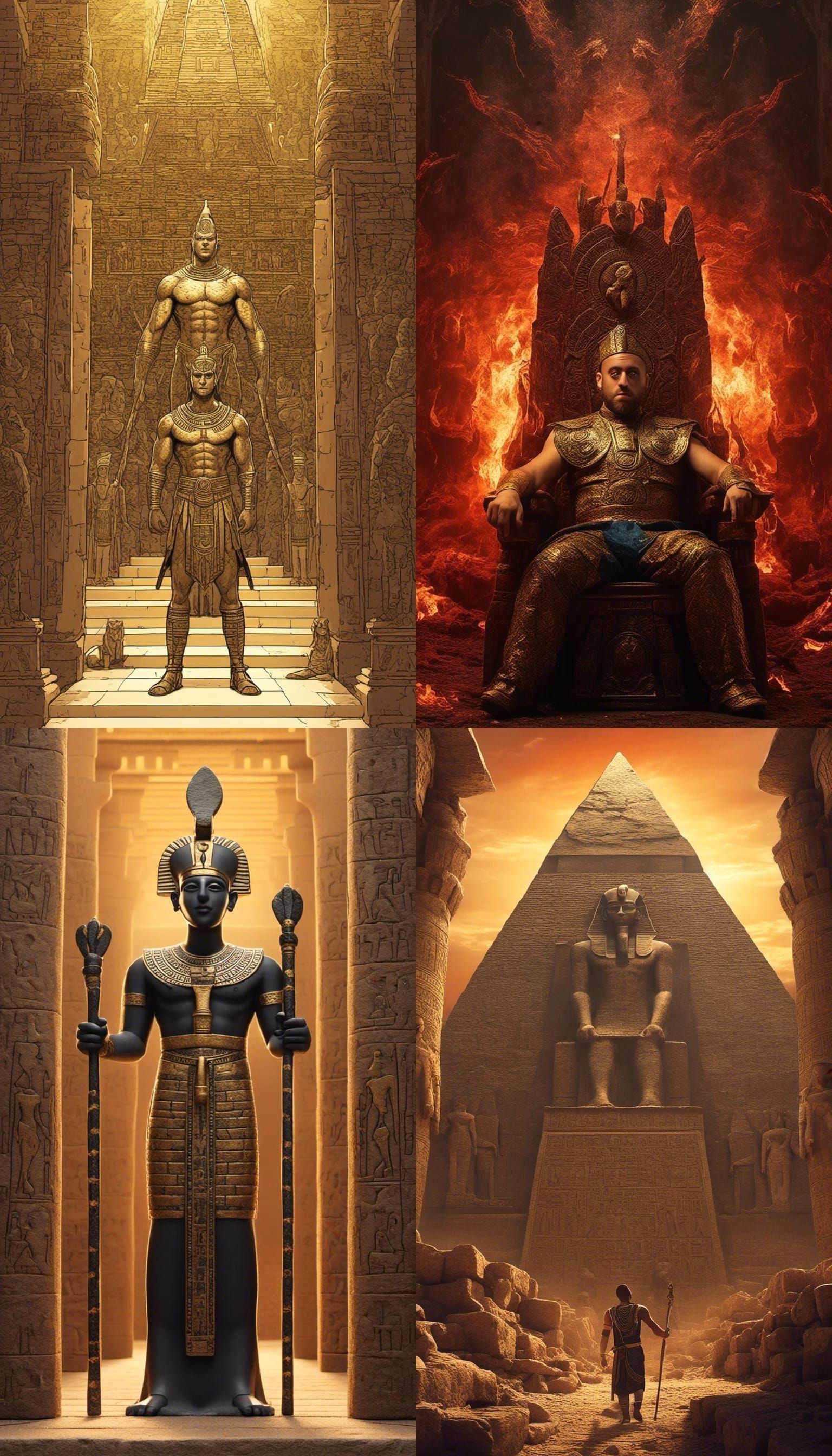 <lora:Jef:1.0> as the Egyptian God Set