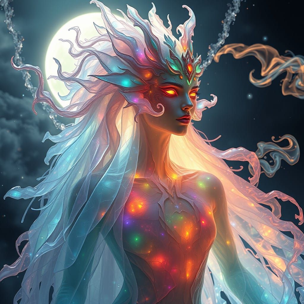 Ethereal Entity Awakens in Harmony with the Unknown