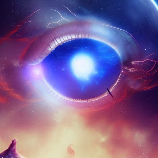 Nebula Intergalactic Eye Concept Art