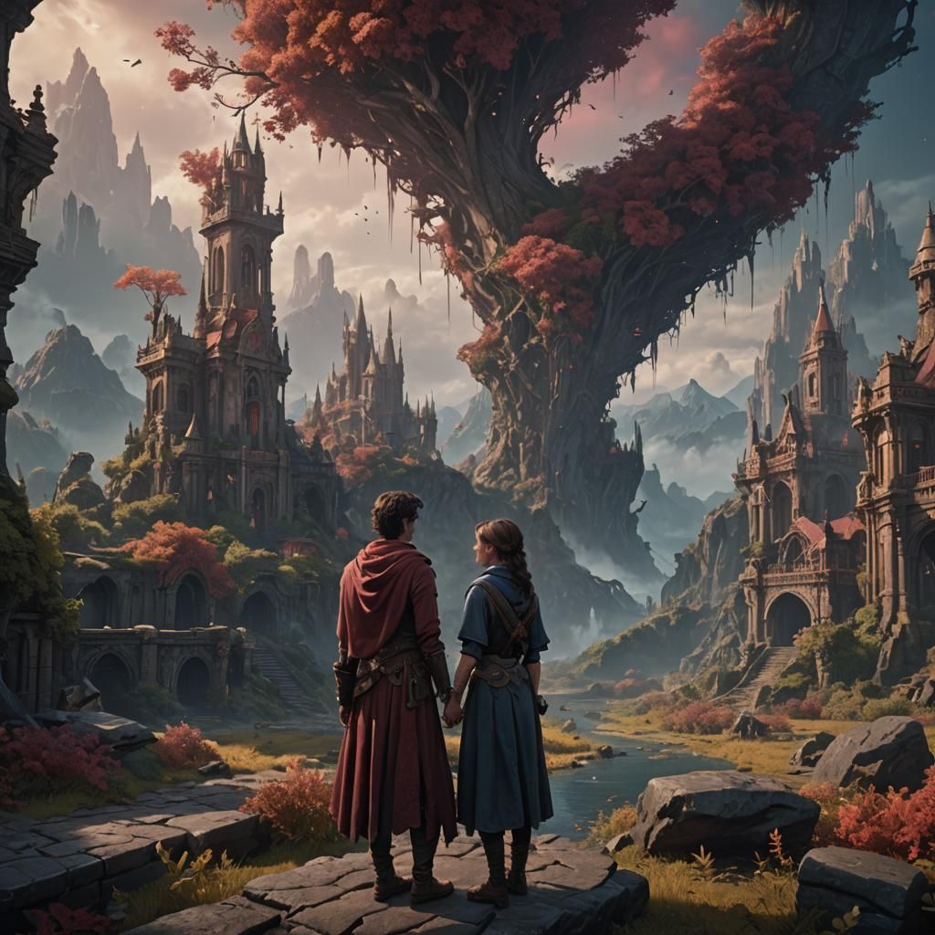 Fantastical Matte Painting of Long Distance Heartache