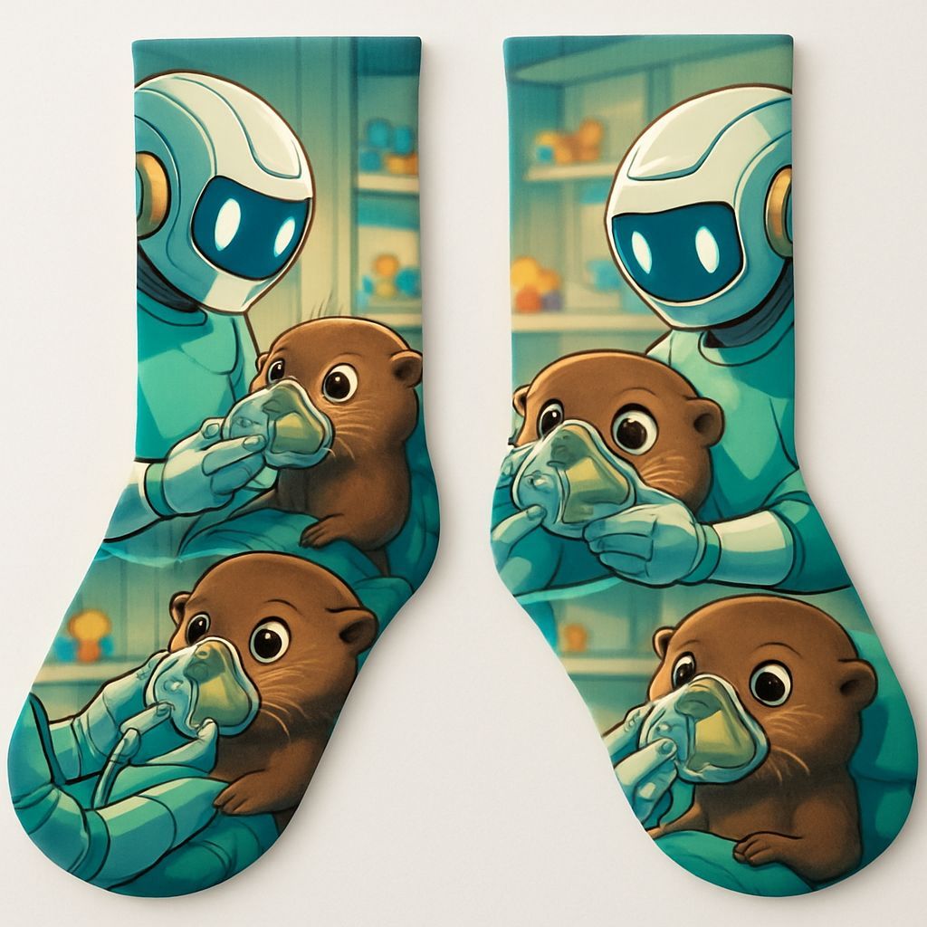 Robot Dentists and Otter Anesthesia: Socks in Cell Shading S...