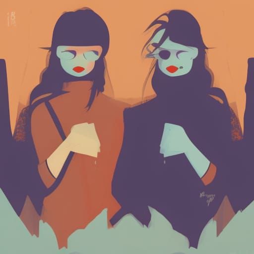 Lesbian Vampire Lovers Under the Moon: Pop Art